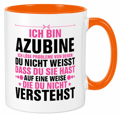 Löse Probleme: Azubine | Ausbildung Lehre Lehrling Geschenk Humor Geschenkidee Tasse