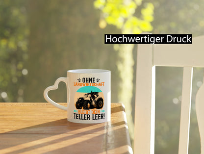 Dein Teller bleibt leer | landwirt Bauer Traktor lustiger Spruch Geschenk Humor