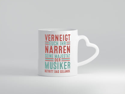 Verneigt euch: Musiker | Musik Musikant Geschenkidee Humor Tasse