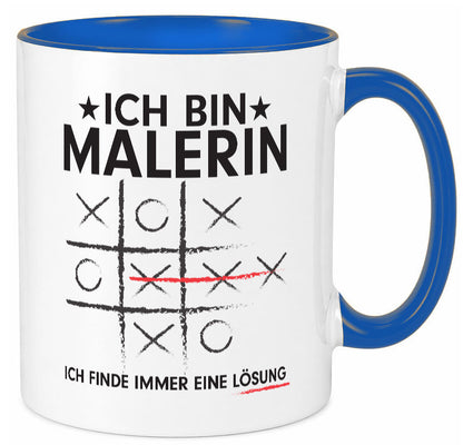 Löse Probleme: Malerin | Malerinnen Humor Geschenkidee Tasse