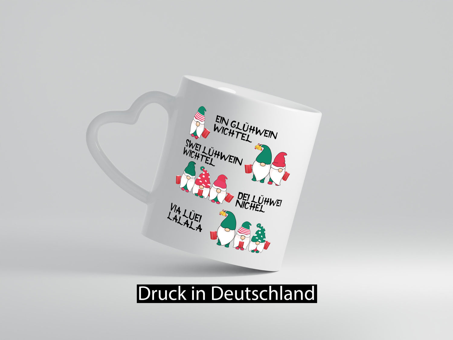 Glühwein Wichtel | Wichtelmännchen Alkohol Geschenkidee Humor Tasse