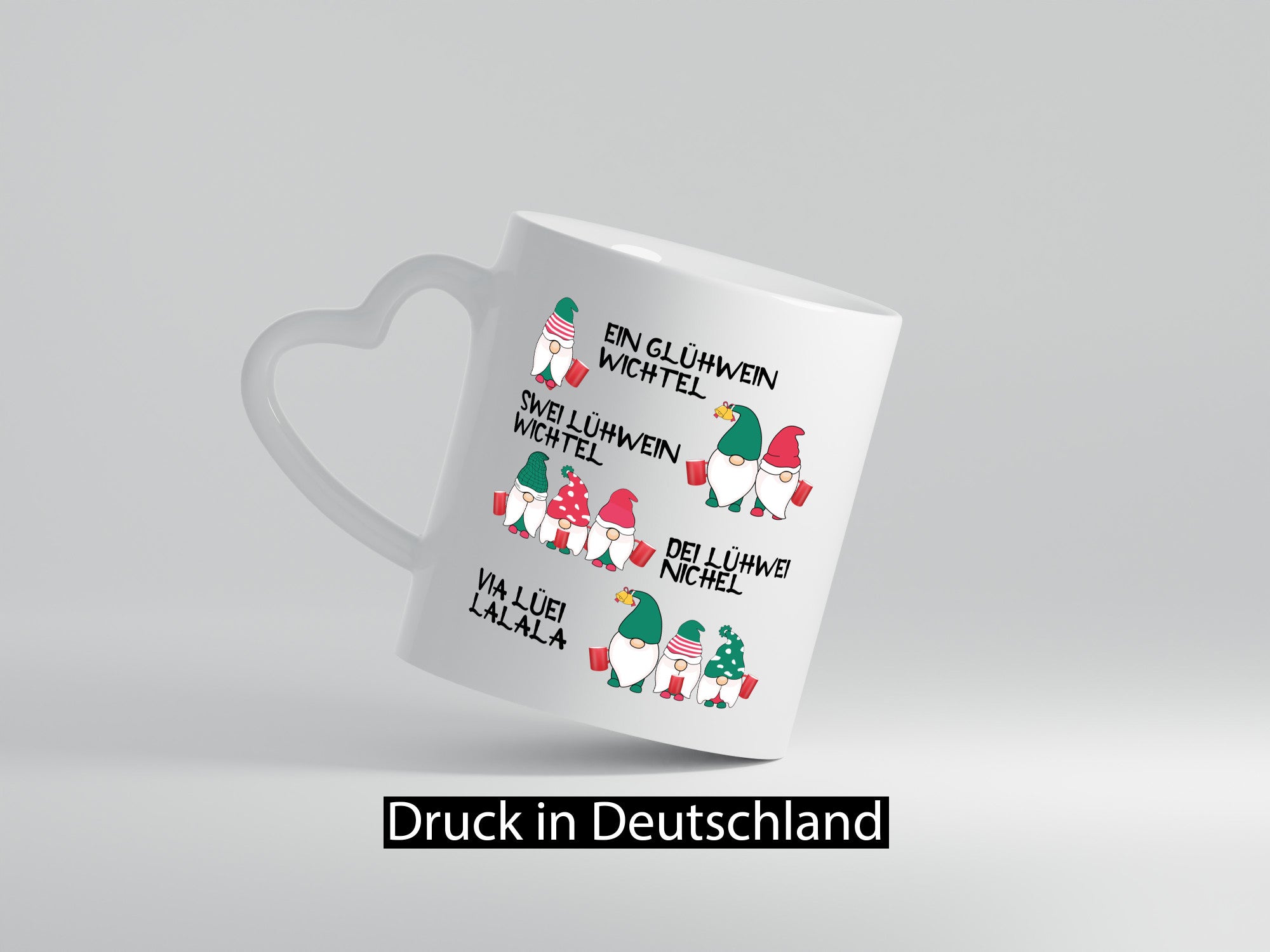 Glühwein Wichtel | Wichtelmännchen Alkohol Geschenkidee Humor Tasse