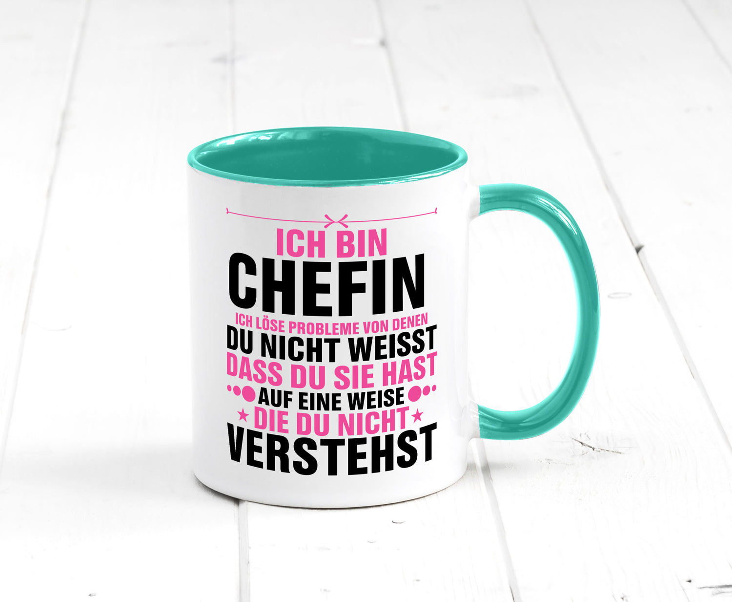 Löse Probleme: Chefin | Führungskraft Vorgesetzte lustiger Spruch Geschenk