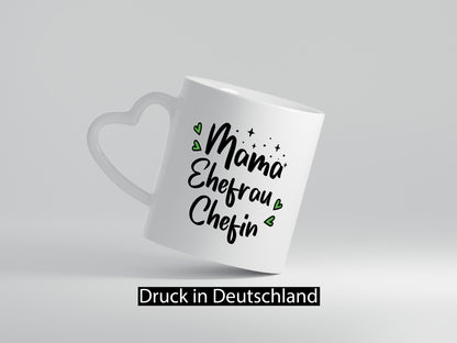 Mama Ehefrau Chefin | ist der Boss Muttertag lustiger Spruch Geschenk Familie