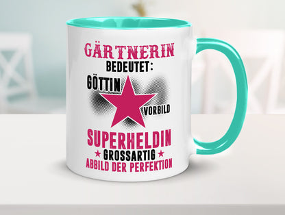 Bedeutung von Gärtnerin | Gartenbau lustiger Spruch Geschenk Humor Geschenkidee Tasse