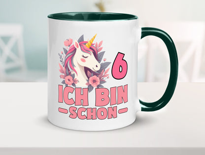 6. Geburtstag | 6 Jahre Einhorn bin schon Mädchen Geschenk Geschenkidee