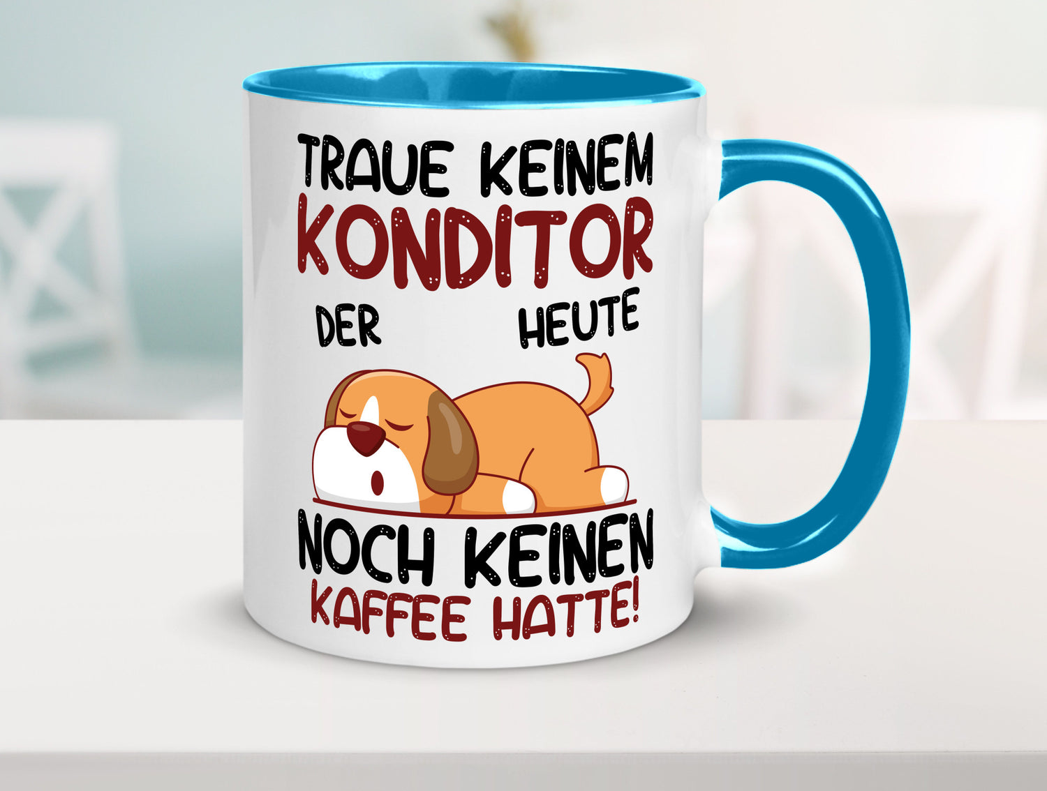 Traue keinem Konditor | Konditorei Humor Geschenkidee Tasse