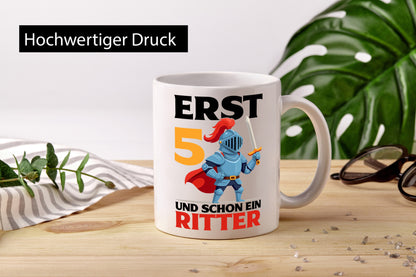 5. Geburtstag | 5 Jahre und schon ein Ritter Geschenk Geschenkidee lustiger