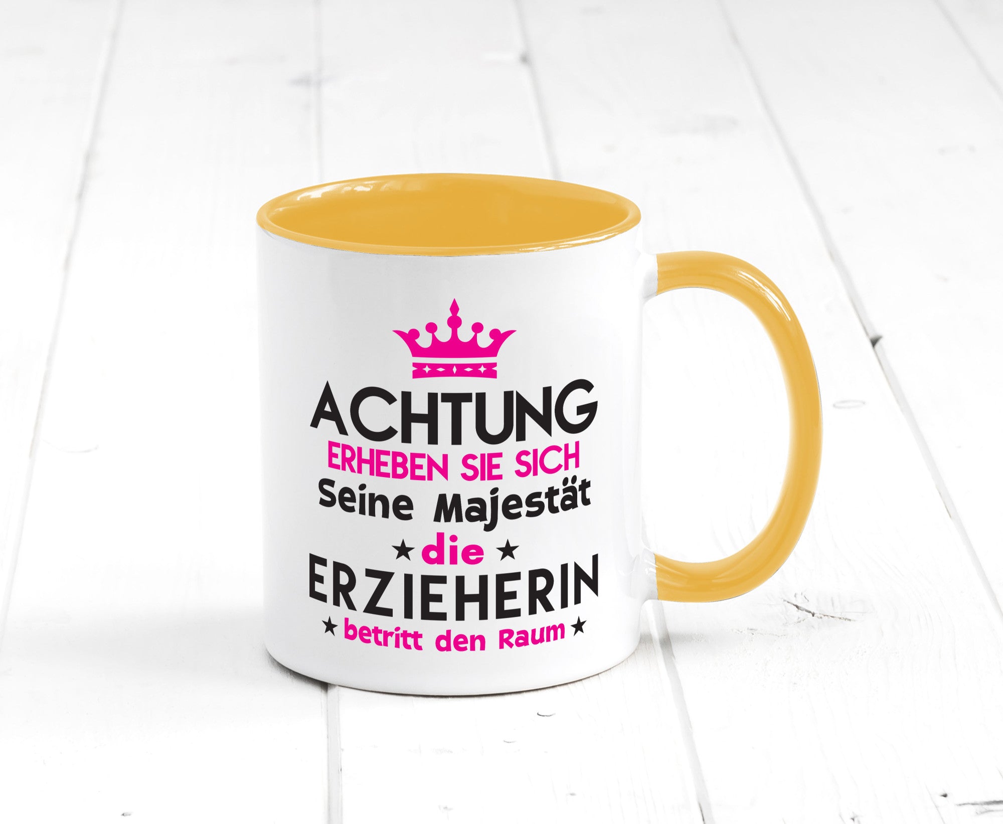 Seine Majestät Erzieherin | Pädagogin Schule Humor Geschenkidee Tasse
