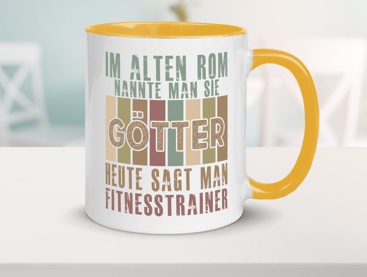 Heute sagt man: Fitnesstrainer | Personal Trainer Geschenkidee Humor Tasse
