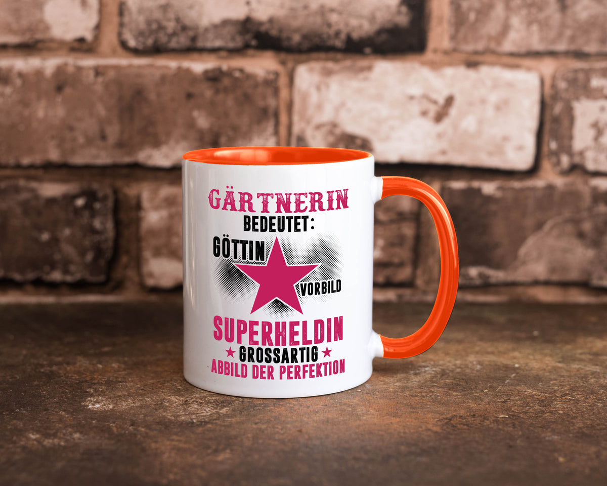Bedeutung von Gärtnerin | Gartenbau lustiger Spruch Geschenk Humor Geschenkidee Tasse