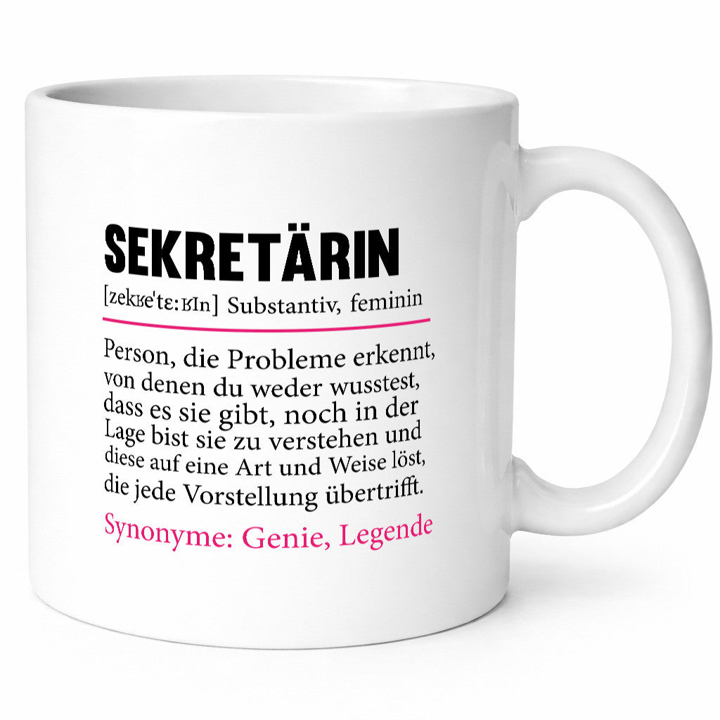 Sekretärin | Spruch Büro Beruf humorvoll v2 lustig Arbeit Kollegen Geschenk