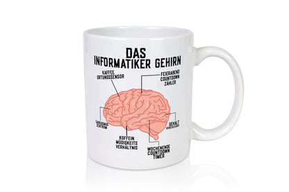 Informatiker Gehirn | Softwareentwickler Computer Nerd Geschenk Humor