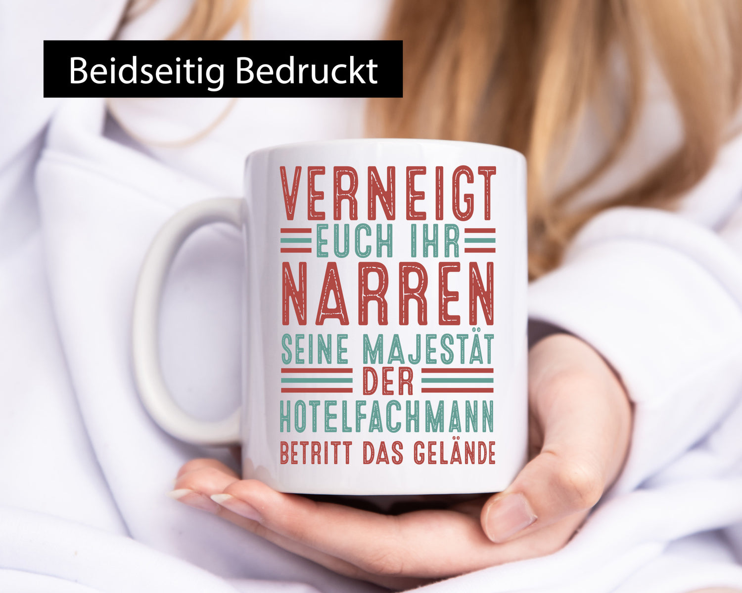 Verneigt euch: Hotelfachmann |Hotel Geschenkidee Humor Tasse