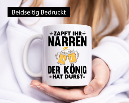 König hat Durst | Bier Spruch Narren Trinkspruch lustiger Geschenk Humor