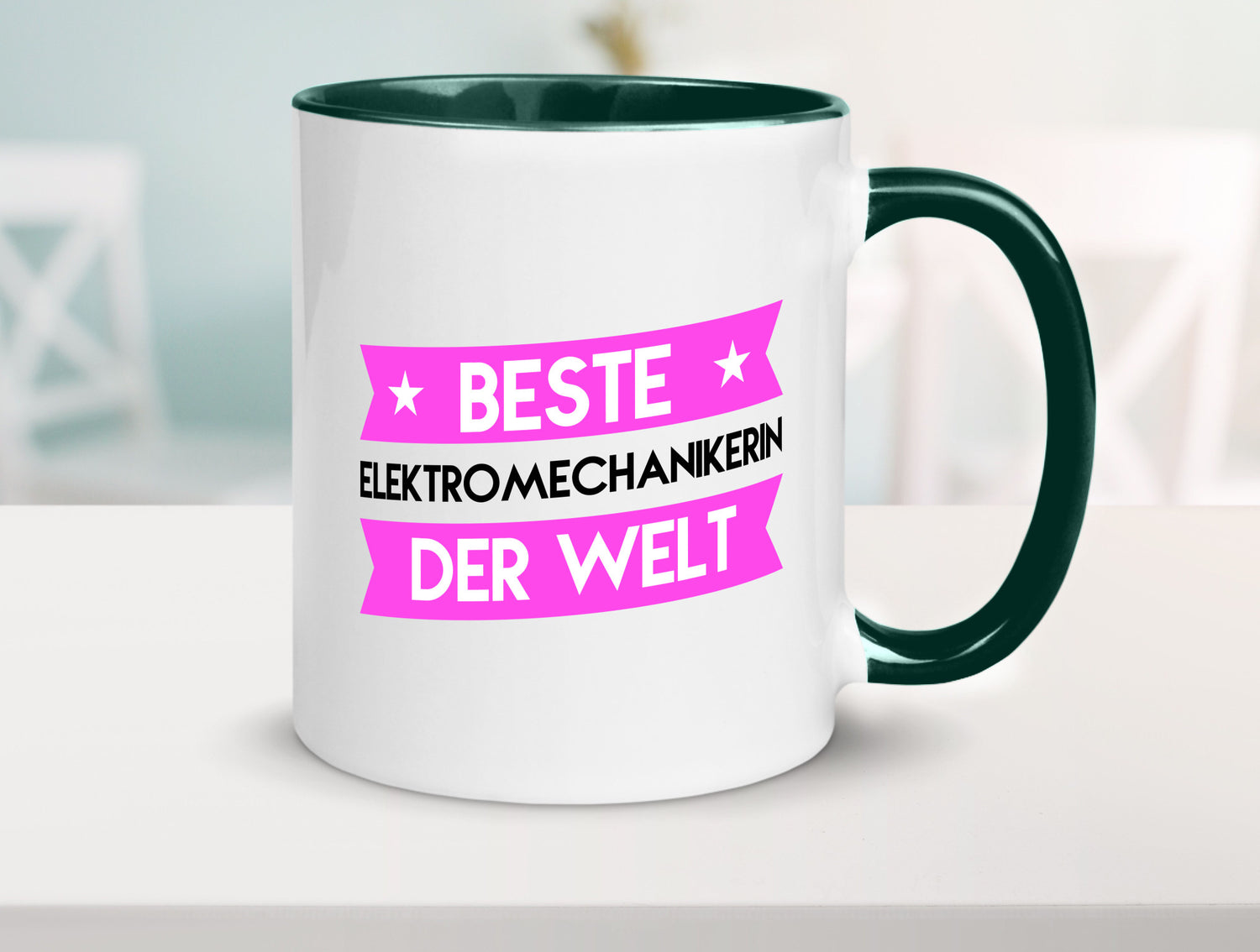 Beste Elektromechanikerin | Mechanikerin Humor Geschenkidee Tasse