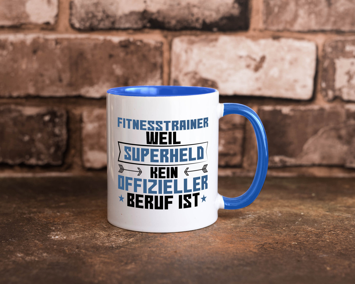 Superheld Fitnesstrainer | Personal Trainer Sport Geschenkidee Humor Tasse