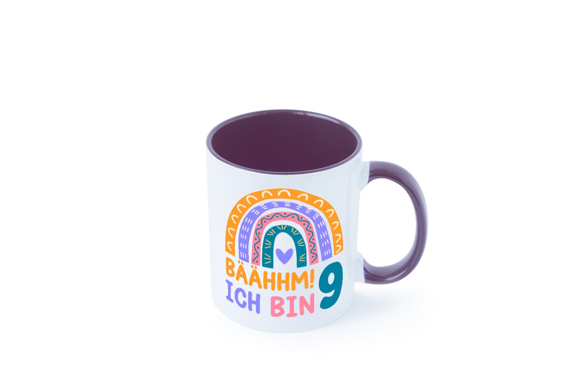 9. Geburtstag | 9 Jahre Regenbogen Bääm Mädchen Geschenk Geschenkidee lustiger