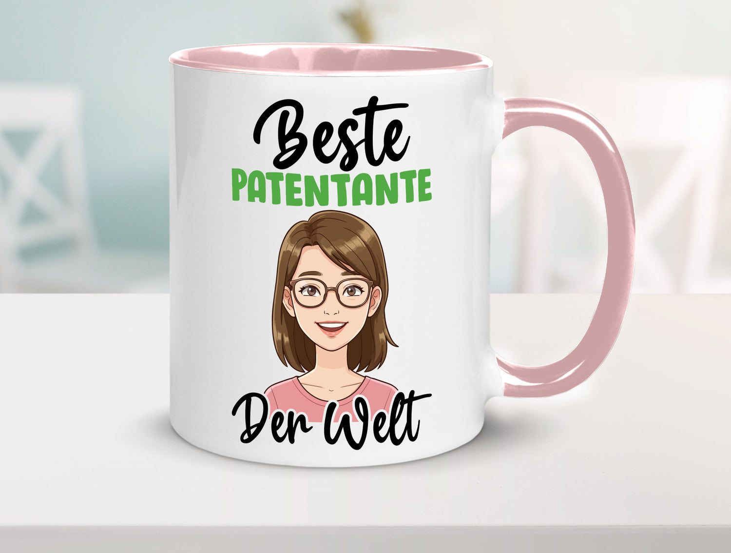 Beste Patentante | Tante lustiger Spruch Geschenk Humor Geschenkidee Tasse