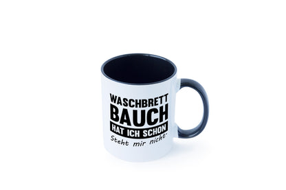 Waschbrettbauch steht mir nicht | Sixpack Gym lustiger Spruch Geschenk Humor