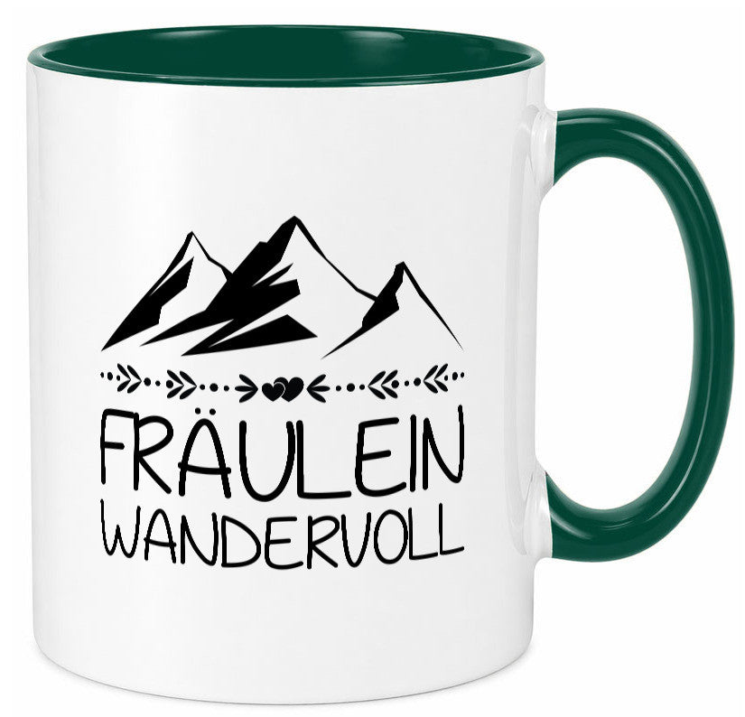 Fräulein Wandervoll | Berge Geschenkidee Humor Tasse