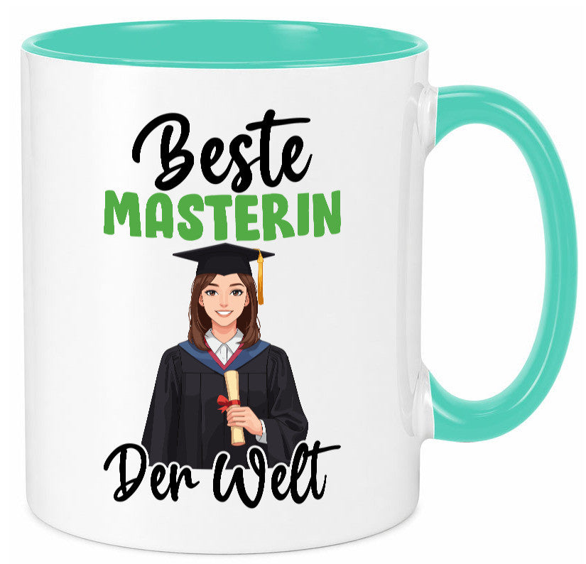 Beste Masterin | Student Uni Studium Humor Geschenkidee Tasse