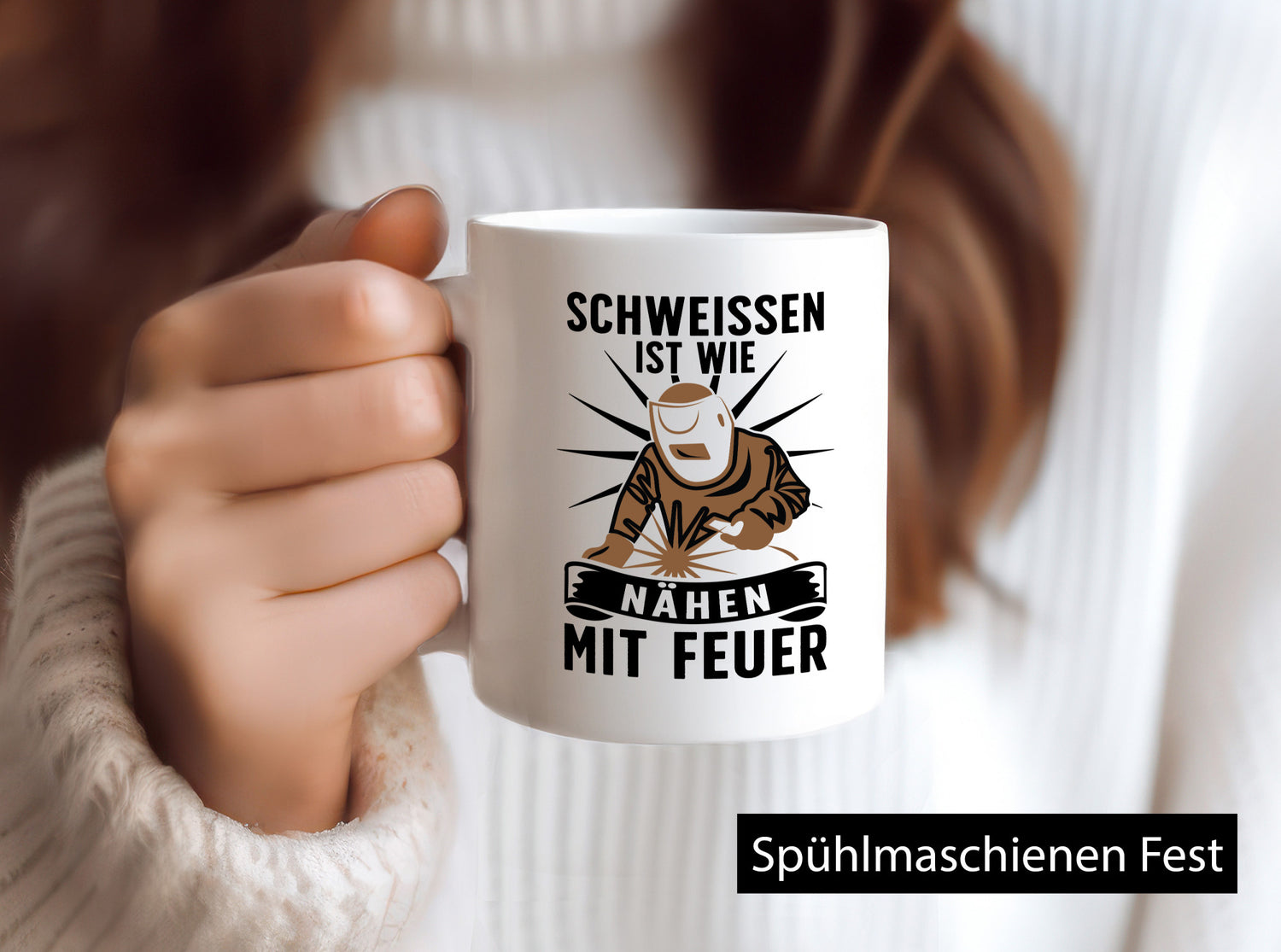Schweissen, nähen mit Feuer | Schweisser lustig Humor Geschenkidee Geschenk