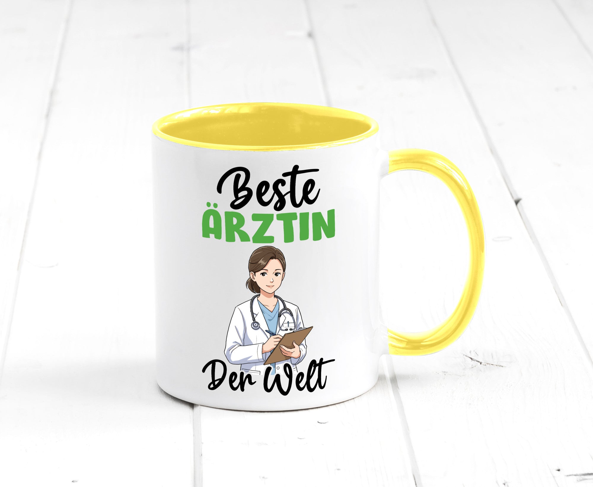 Beste Ärztin | Medizin Doktorin Fachärztin v2 Humor Geschenkidee Tasse