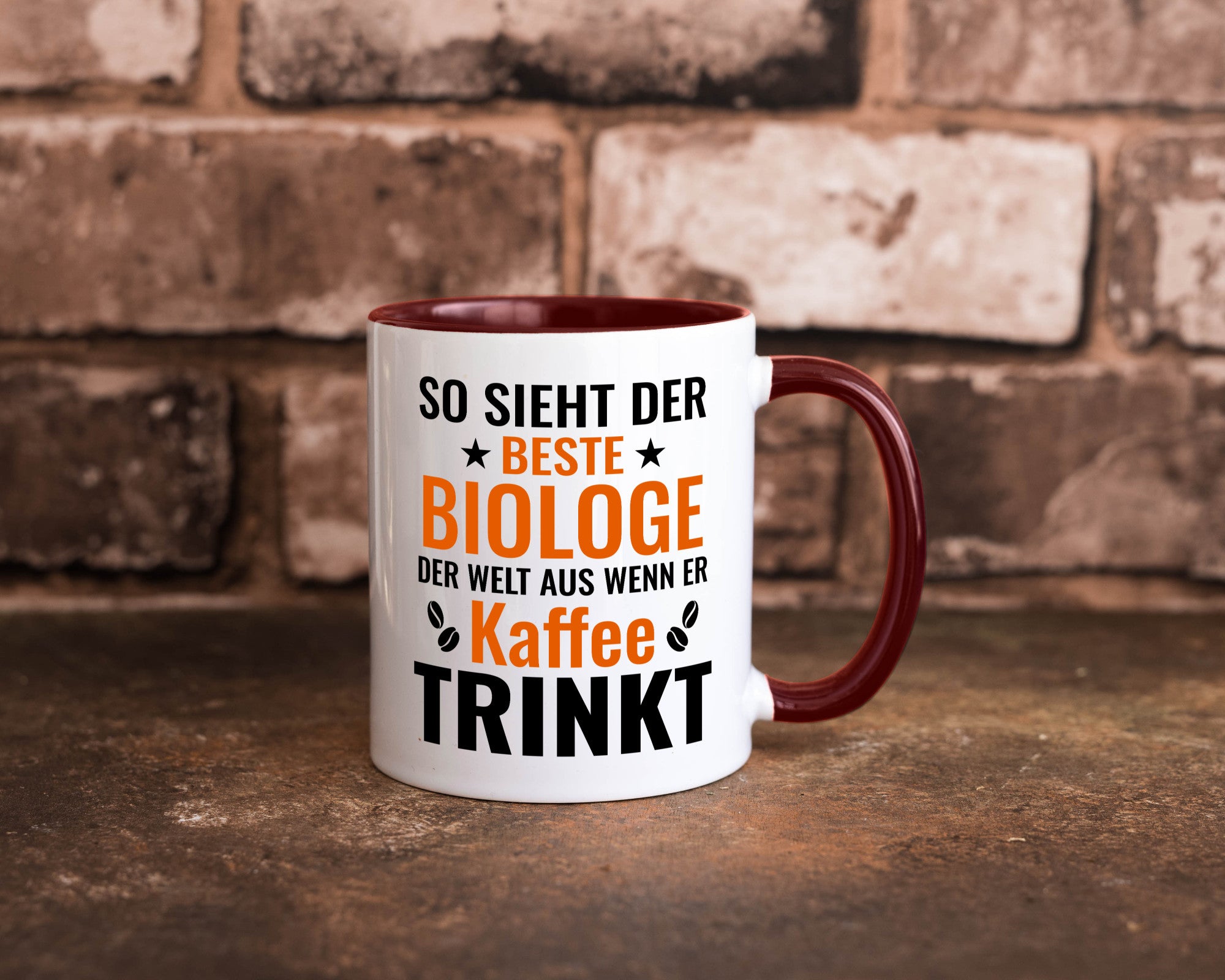 Kaffee trinkt: Biologe | Biologie Naturforscher Geschenk Humor Geschenkidee
