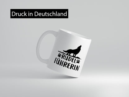 Rudelführerin | Frauen Tasse Hundebesitzerin Hund lustiger Spruch Geschenk