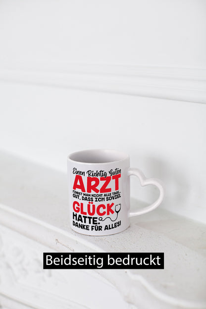 Richtig guter Arzt | Dankeschön Tasse Ärzte Spruch vl8 Geschenkidee Humor