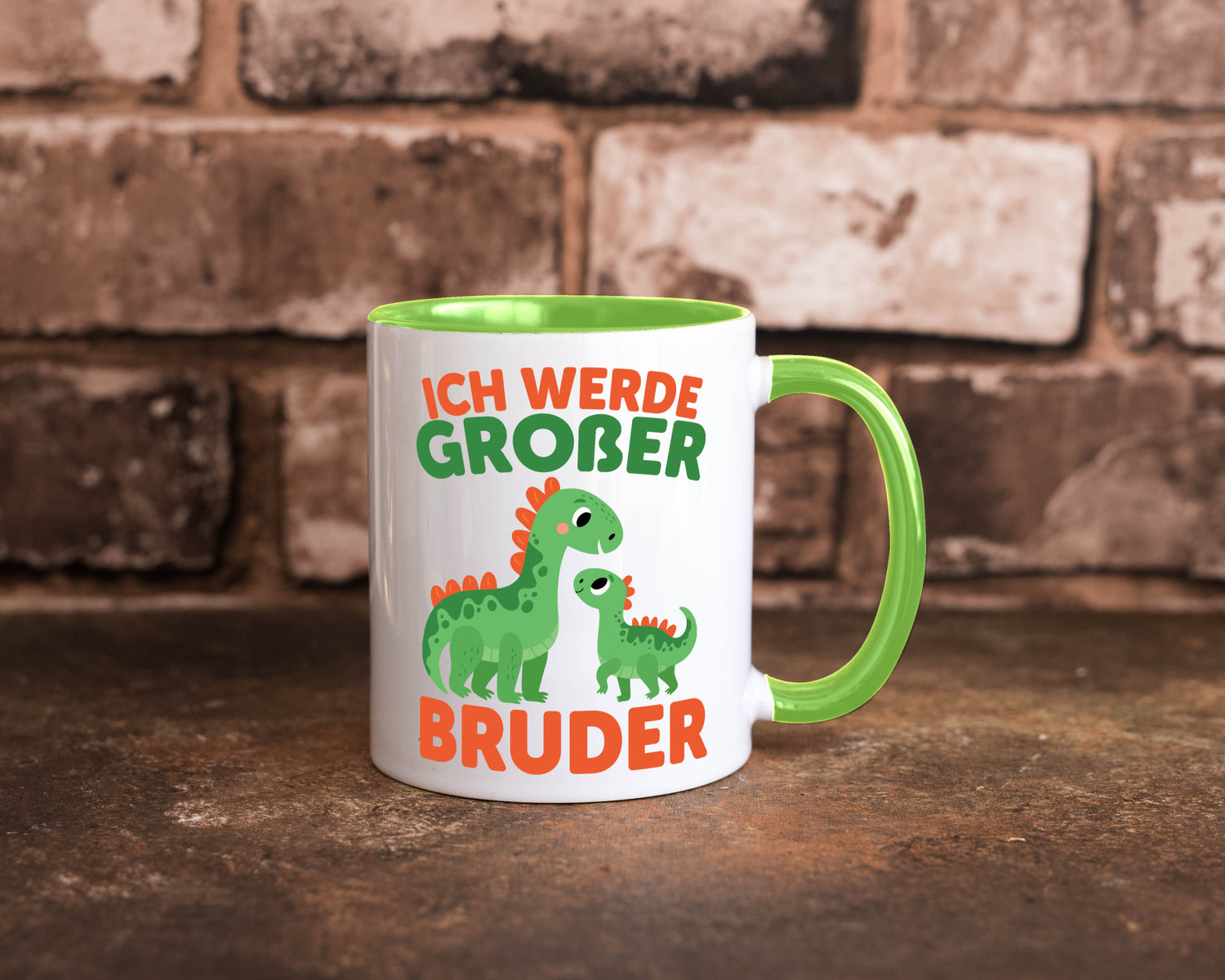 Ich werde Großer Bruder | Dino Brudersaurus lustig Humor Geschenkidee Geschenk