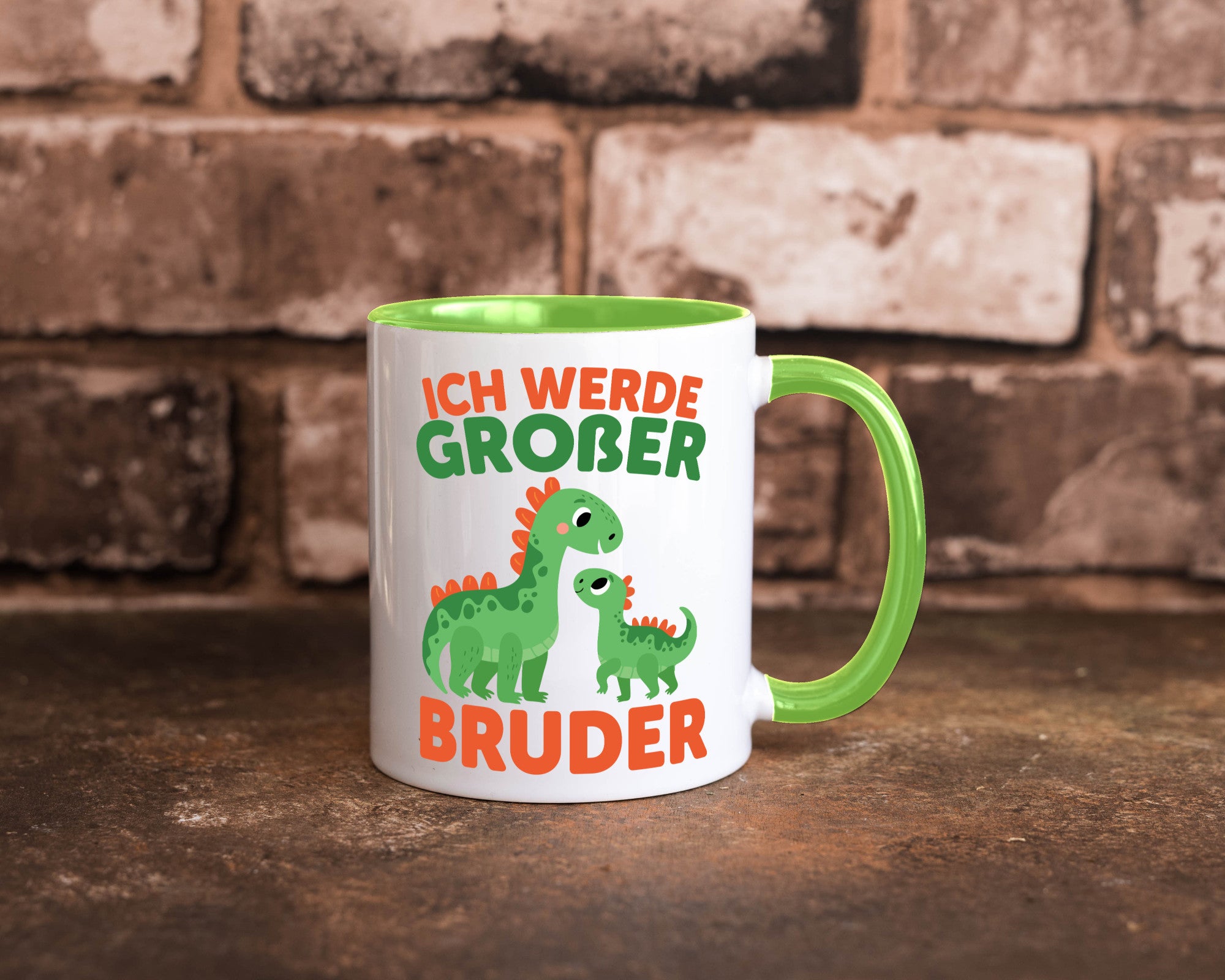 Ich werde Großer Bruder | Dino Brudersaurus lustig Humor Geschenkidee Geschenk