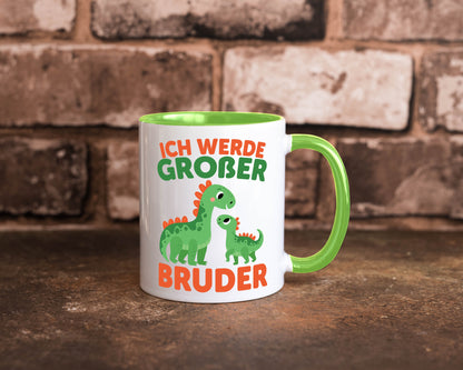 Ich werde Großer Bruder | Dino Brudersaurus lustig Humor Geschenkidee Geschenk