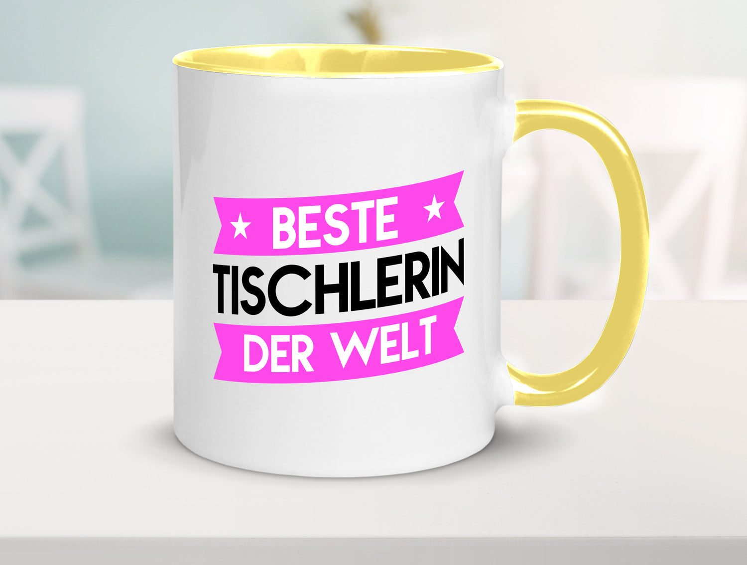 Beste Tischlerin | Tischlerei lustiger Spruch Geschenk Humor Geschenkidee Tasse