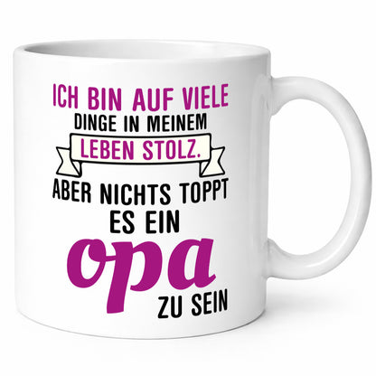 Opa Tasse | Stolzer Großvater Vatertag Enkelkinder Geschenk Familie
