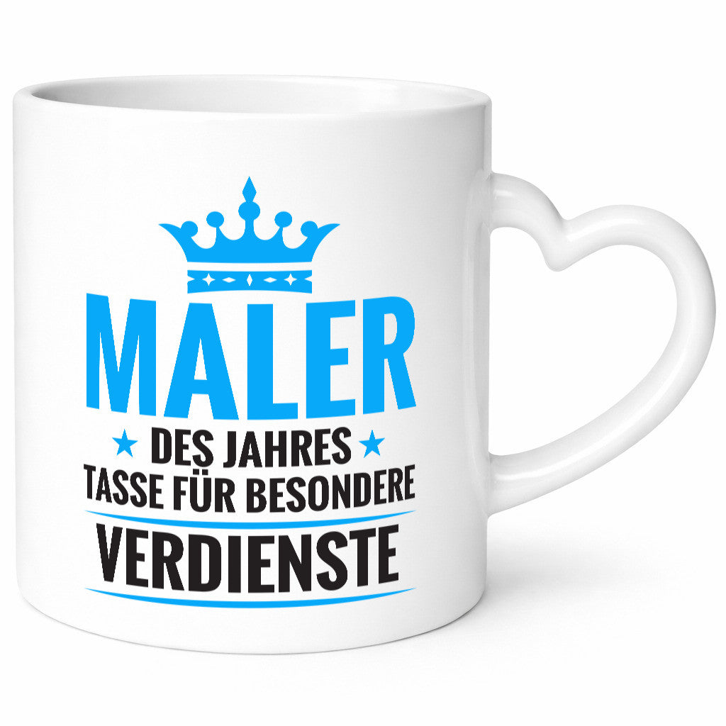 Besonderer Verdienst: Maler | Malerei Humor Geschenkidee Tasse