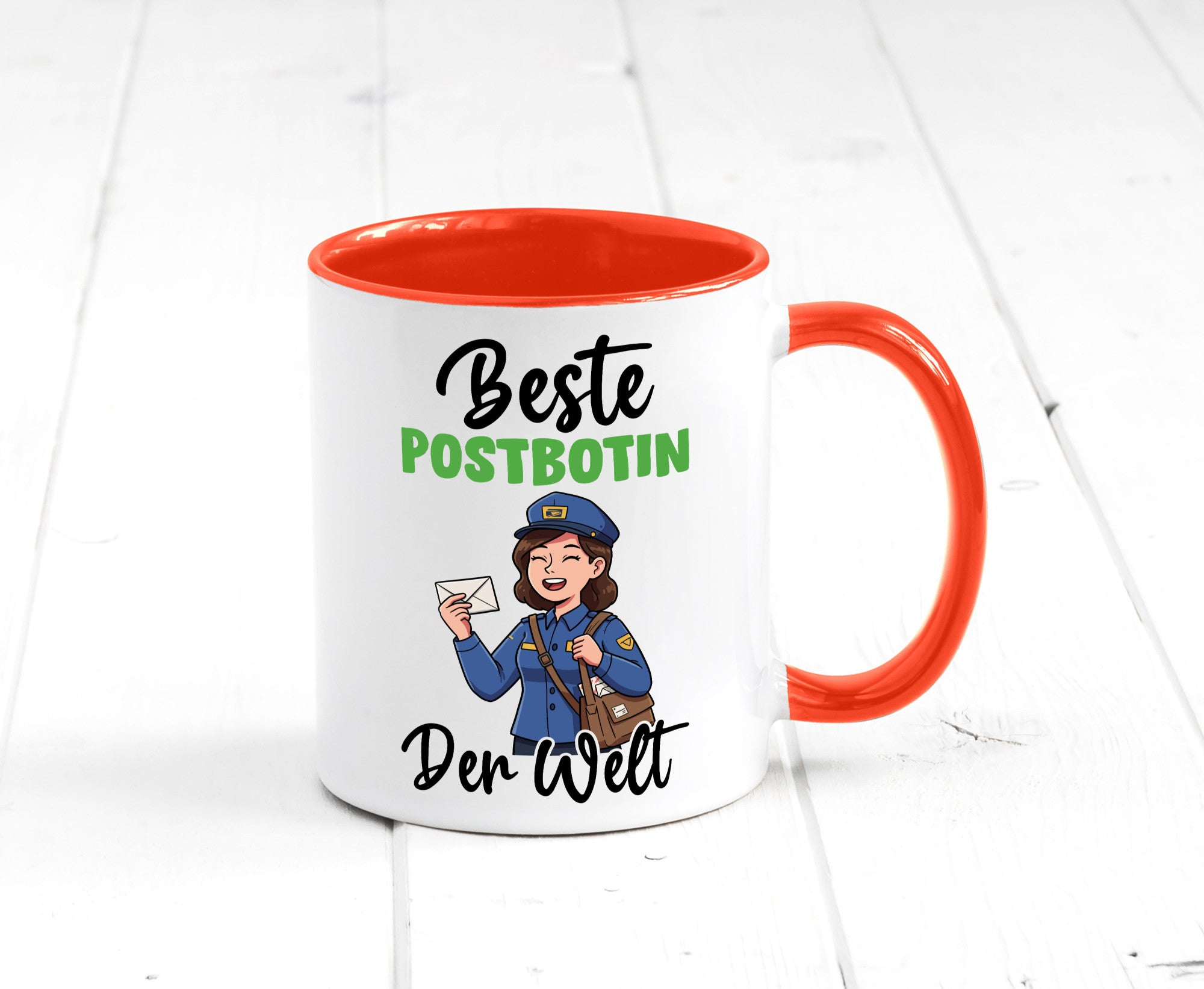 Beste Postbotin | Beruf Post Briefträger v2 lustig Arbeit Kollegen Büro