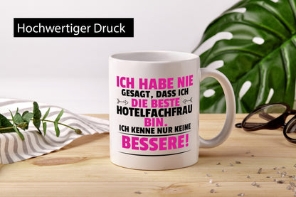 Der Beste Hotelfachfrau | Hotel lustig Humor Geschenkidee Geschenk Tasse