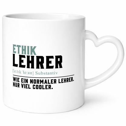 Ethiklehrer | Lehrer Unterricht Lieblingslehrer Humor Geschenkidee Tasse