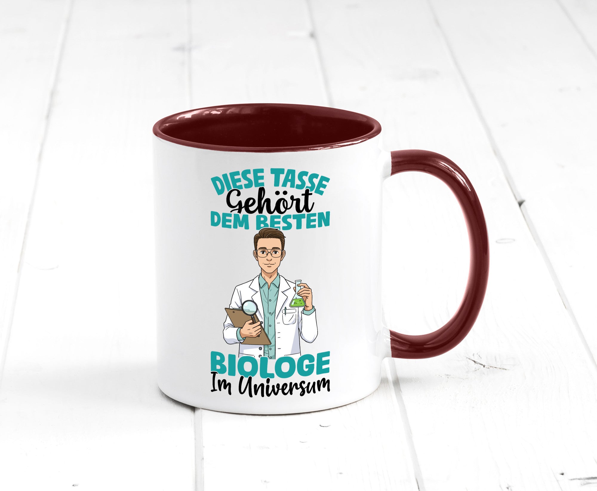 Im Universum: Biologe | Biologie Naturforscher Humor Geschenkidee Tasse