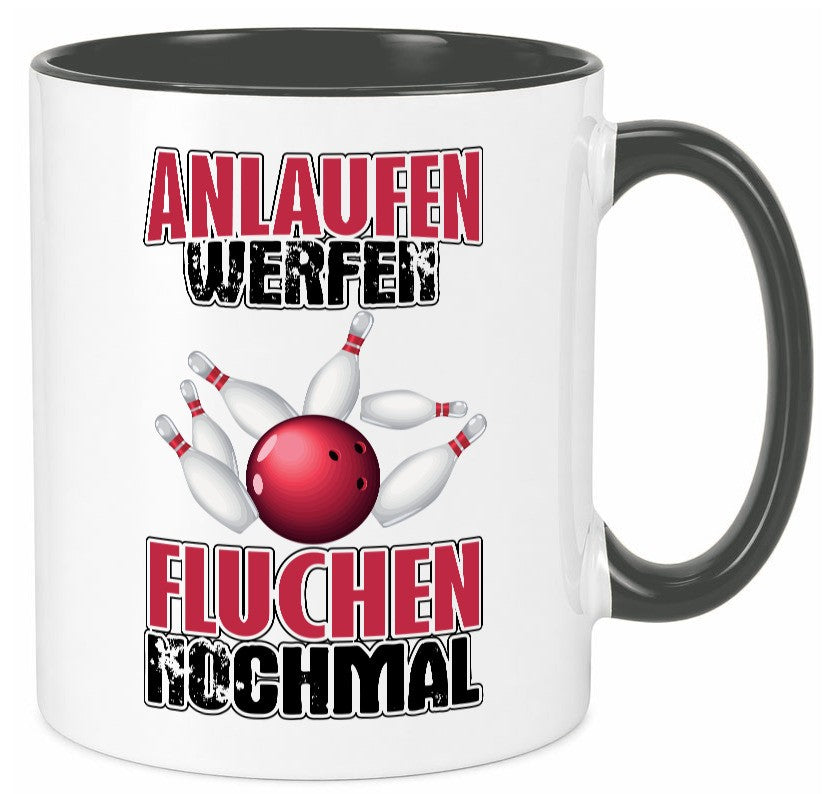 Bowling Tasse Geschenk Humor Geschenkidee lustiger Spruch