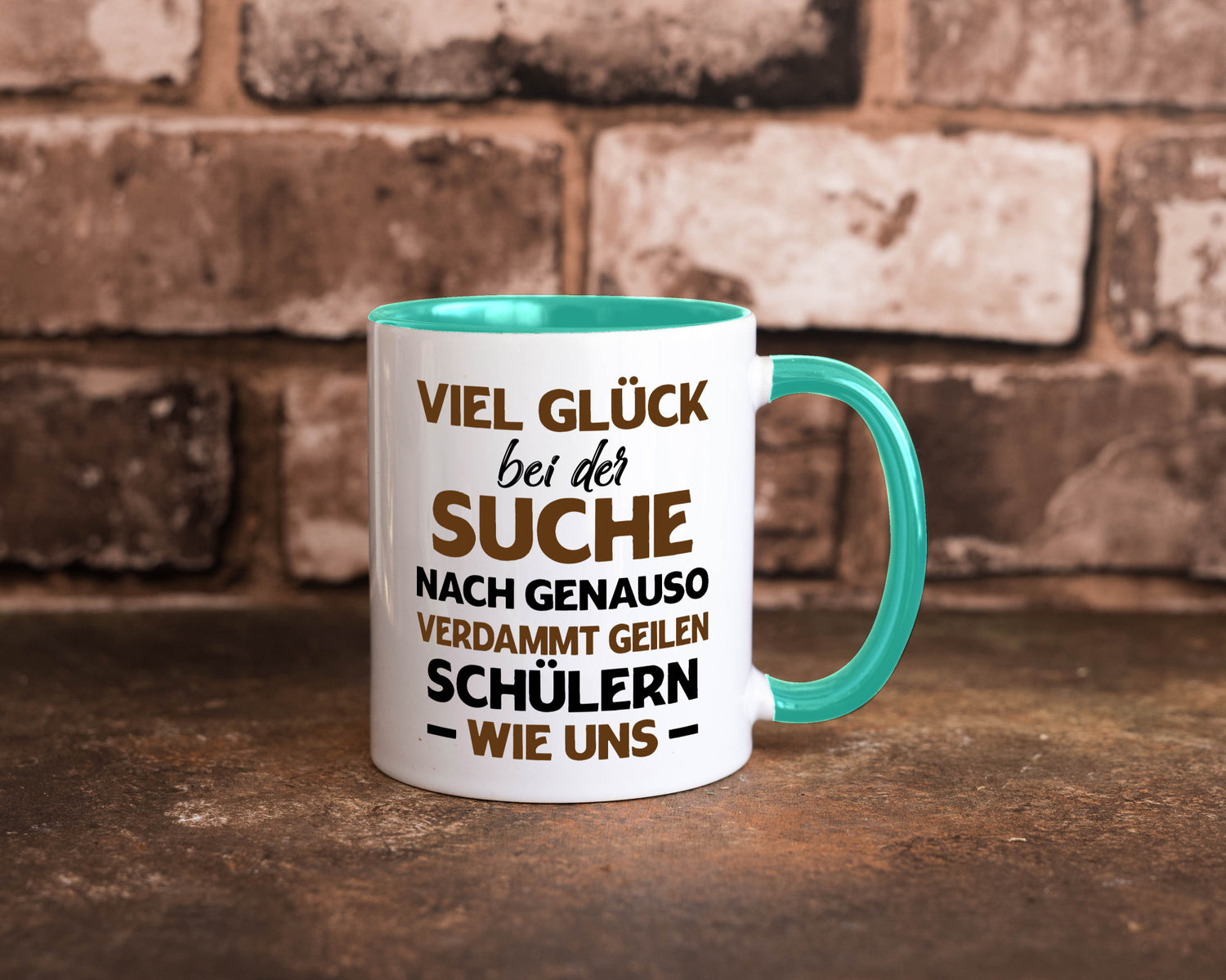 Viel glück | Geile schüler Schule Beste Lehrerin lustig Humor Geschenkidee