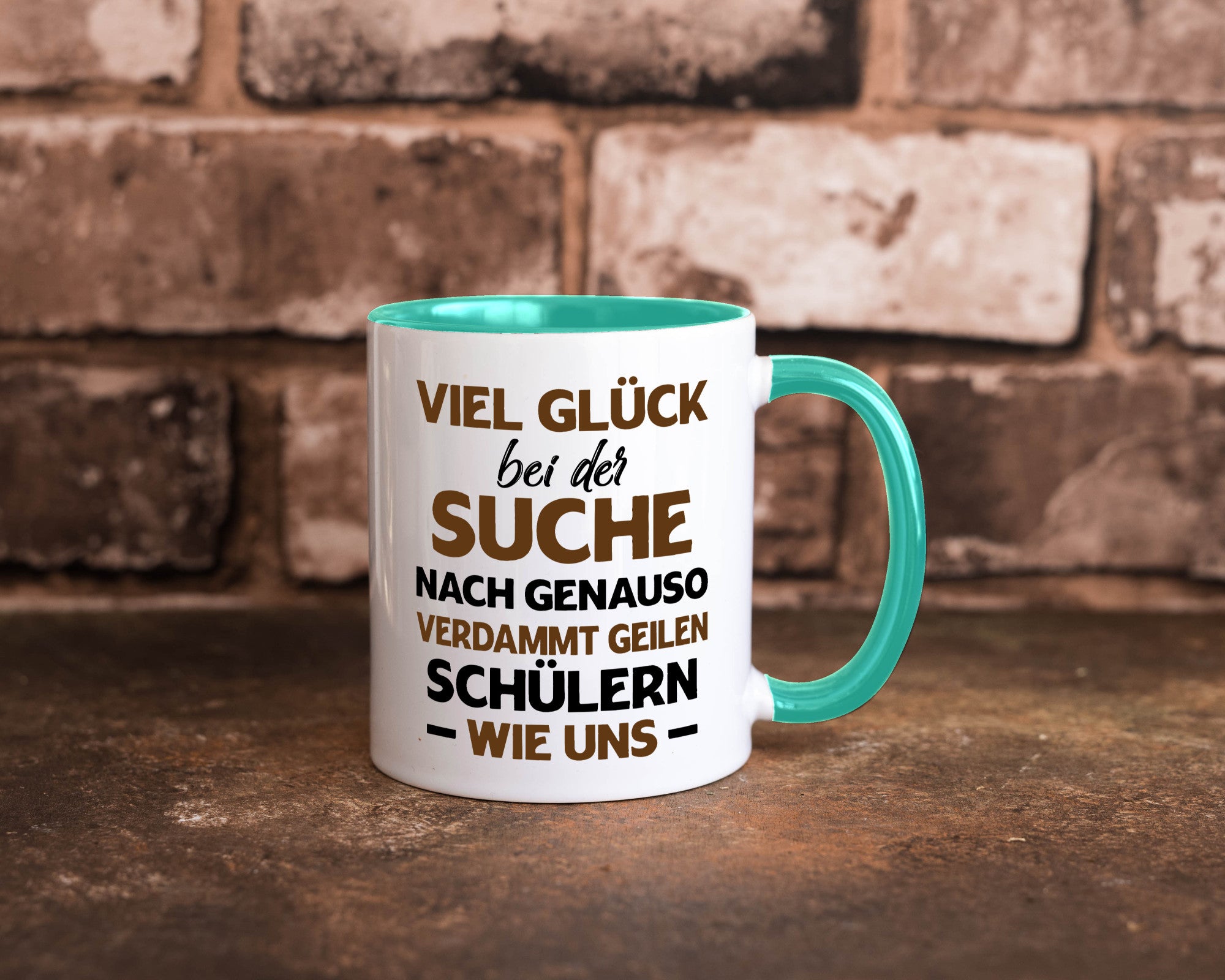 Viel glück | Geile schüler Schule Beste Lehrerin lustig Humor Geschenkidee