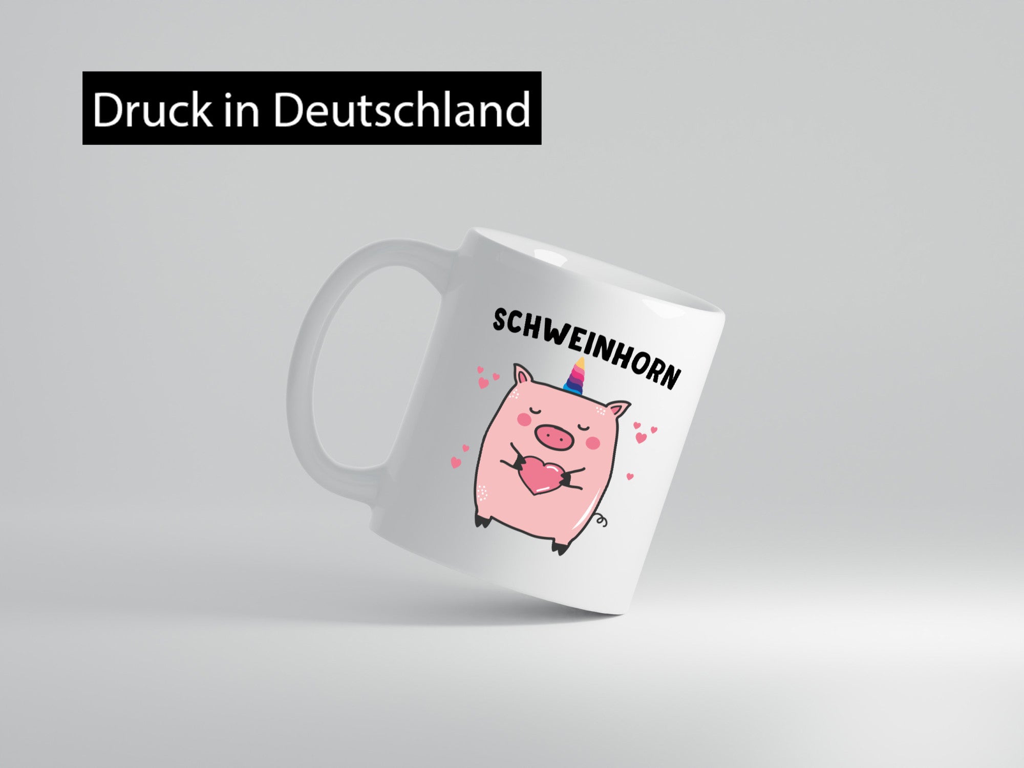 Schweinhorn lustig Humor Geschenkidee Geschenk Tasse