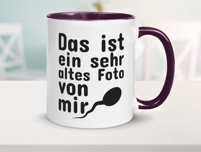 Sehr altes Foto von mir | lustige Tasse Männer Humor Geschenk Geschenkidee