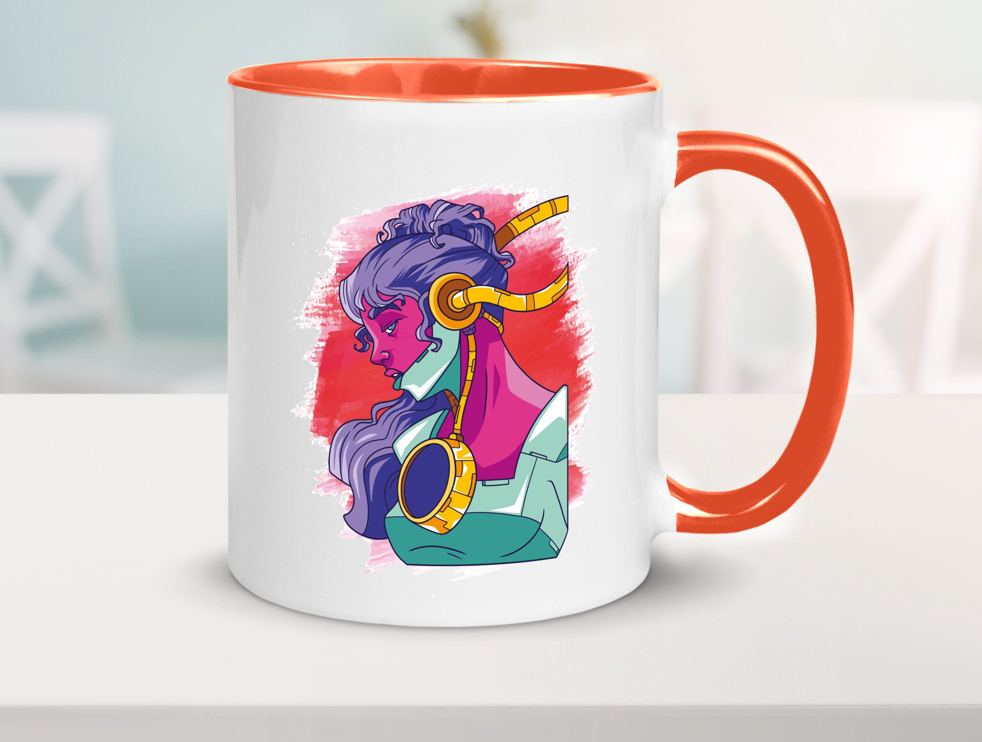 Zeichnung | Kunst Tasse Frauen Motiv cooles Design Humor Geschenkidee