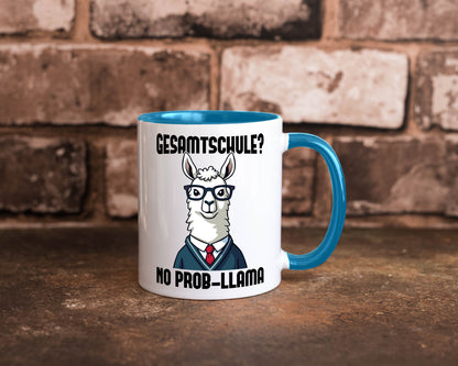 Gesammtschule | no prob-llama Einschuldung Humor Geschenkidee Tasse