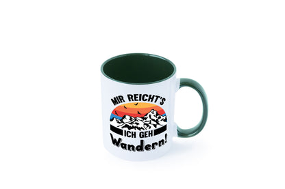 Mir reichts ich geh Wandern | Berge Laufen Natur Humor Geschenkidee Tasse