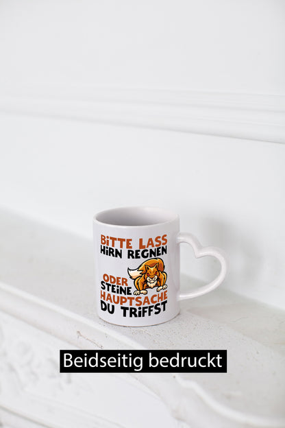 Hirn regen lassen lustiger Spruch Geschenk Humor Geschenkidee Tasse